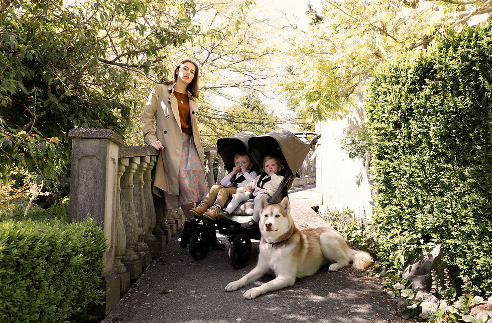 Miniaturbild: Mountainbuggy- Duet Buggy luxury herringbone- Kinderwagen