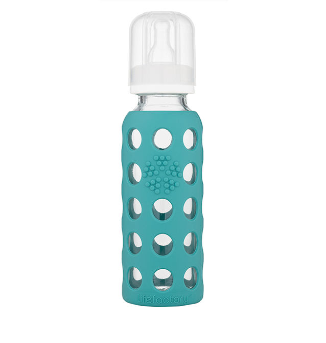 Miniaturbild: Lifefactory- Glasschoppen 265ml- mit Schoppensauger Nr.2 3-6M