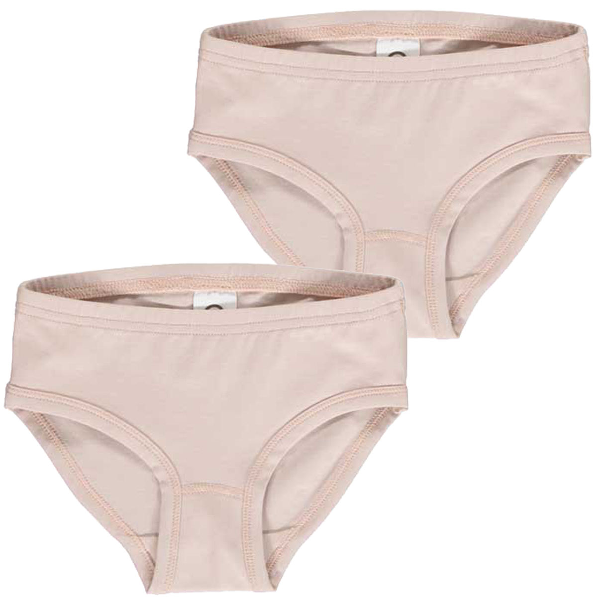 Müsli-Unterhose-Slip- Unterwäsche- 2er Pack Girl-Rose Sugar- By Green Cotton