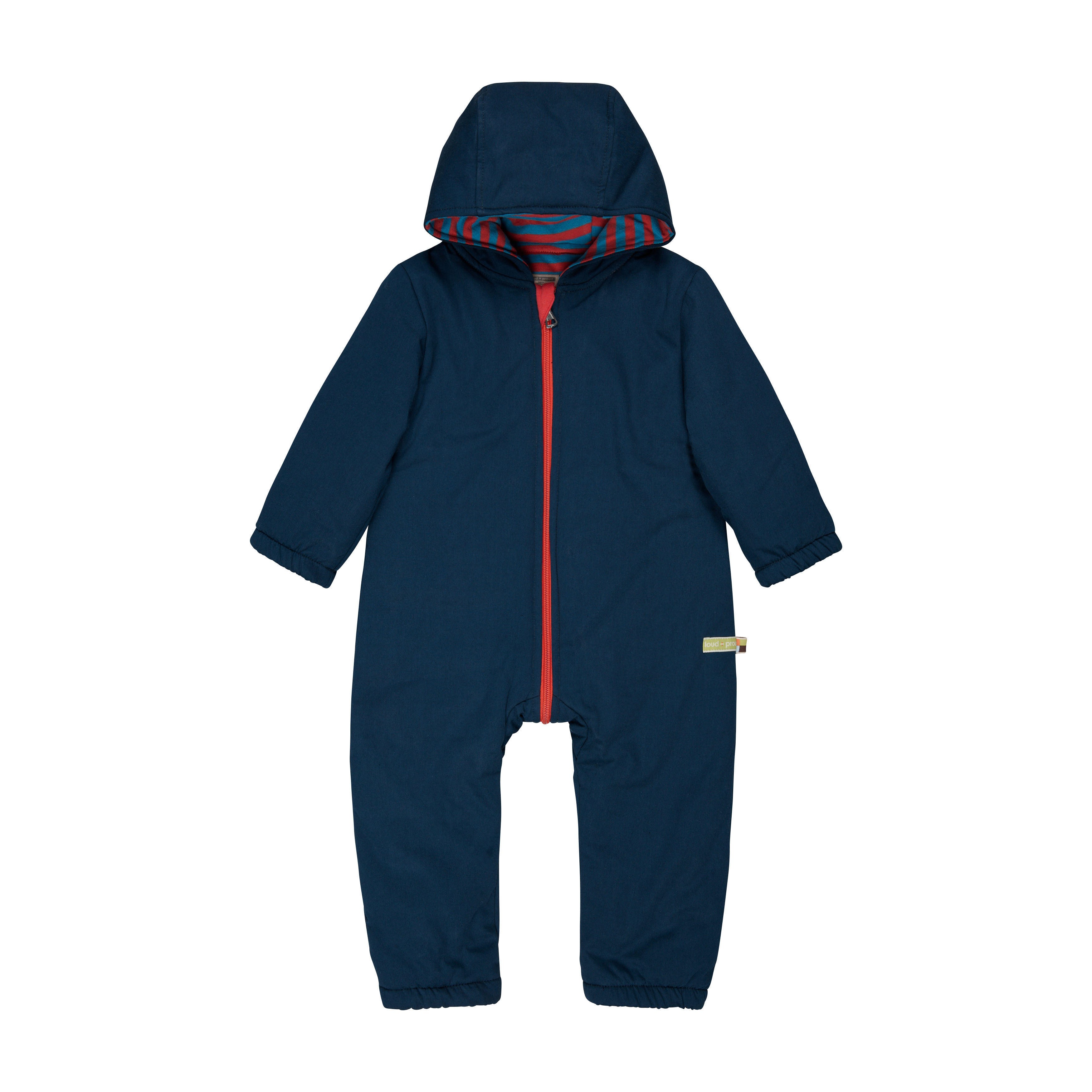 Loud & Proud wattierter und wasserabweisender Overall Ultramarin