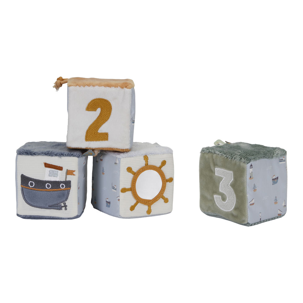 Miniaturbild: Little Dutch- Sailors Bay- Stoff- Würfel- Set
