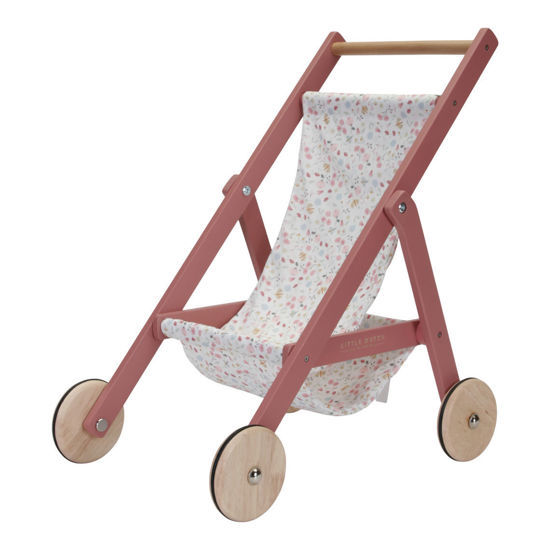 Little Dutch- Holz- Puppen- Buggy- Puppenwagen- Spring Flowers- FSC
