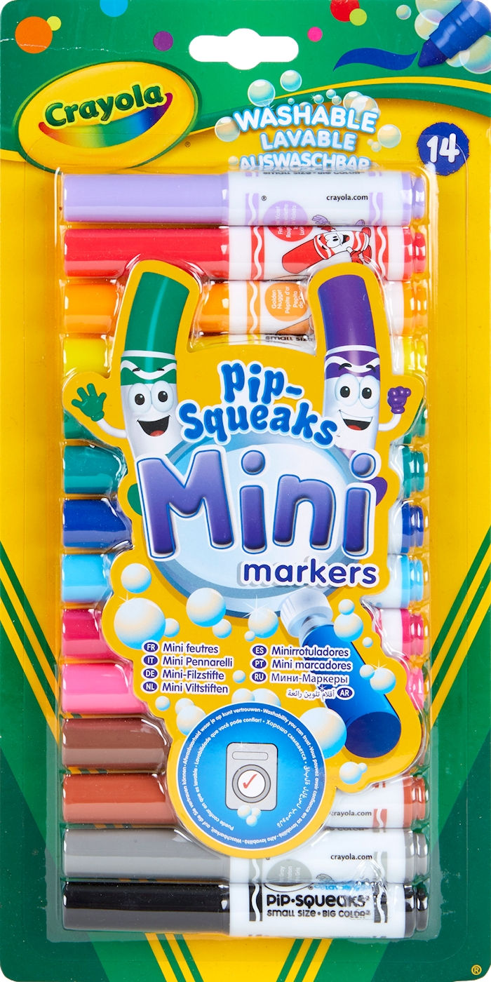 Crayola- Pip- Squeks- Mini- Filzstifte- auswaschbar- 14 Stück