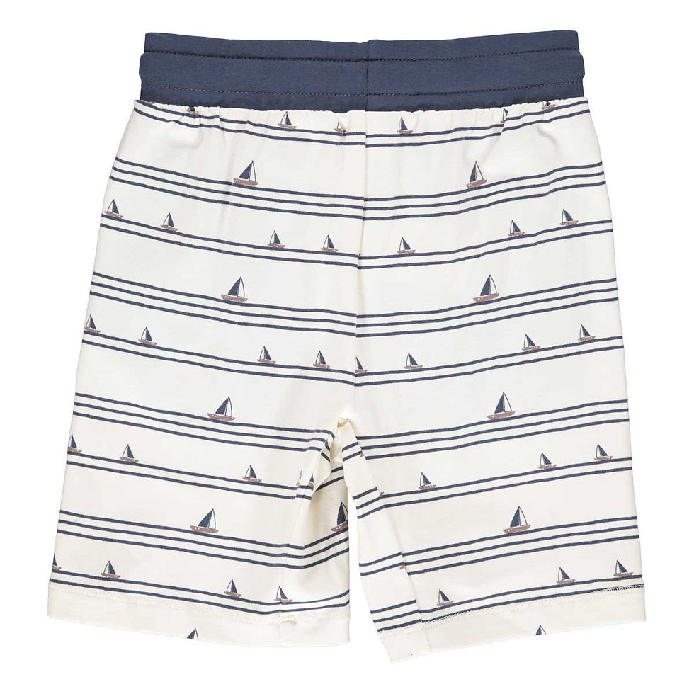 Miniaturbild: Müsli- Boat- Shorts- kurze Hose- Kids- Buttercream- By Green Cotton