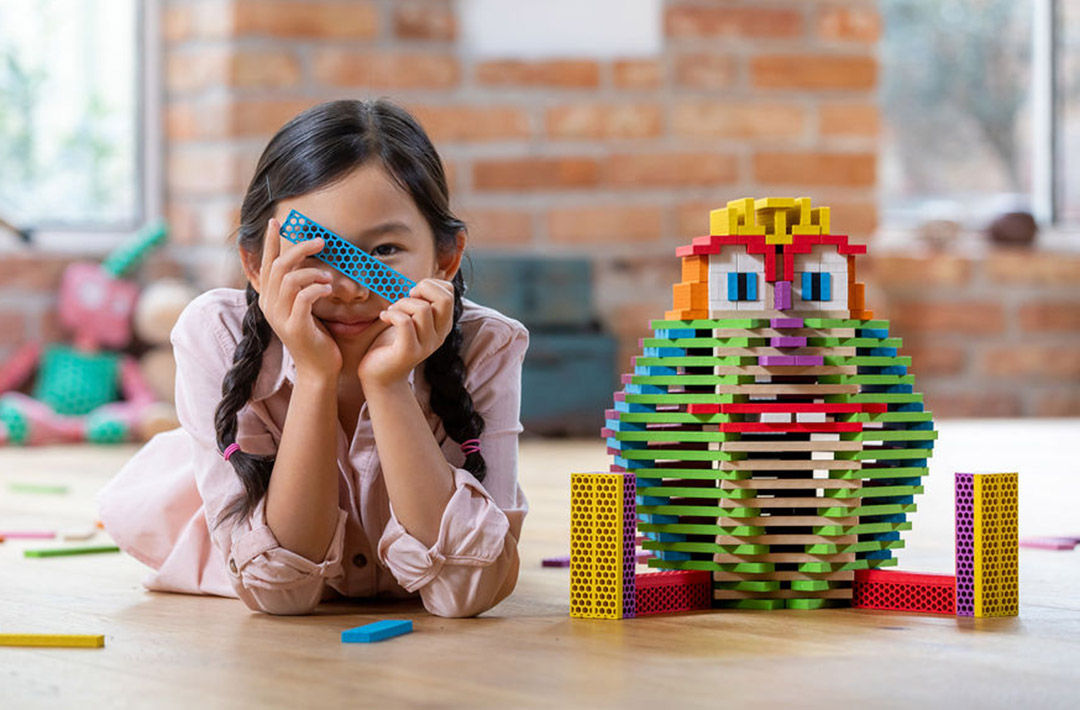 Bioblo Spiel- Bau- Steine Big Box Multi Mix