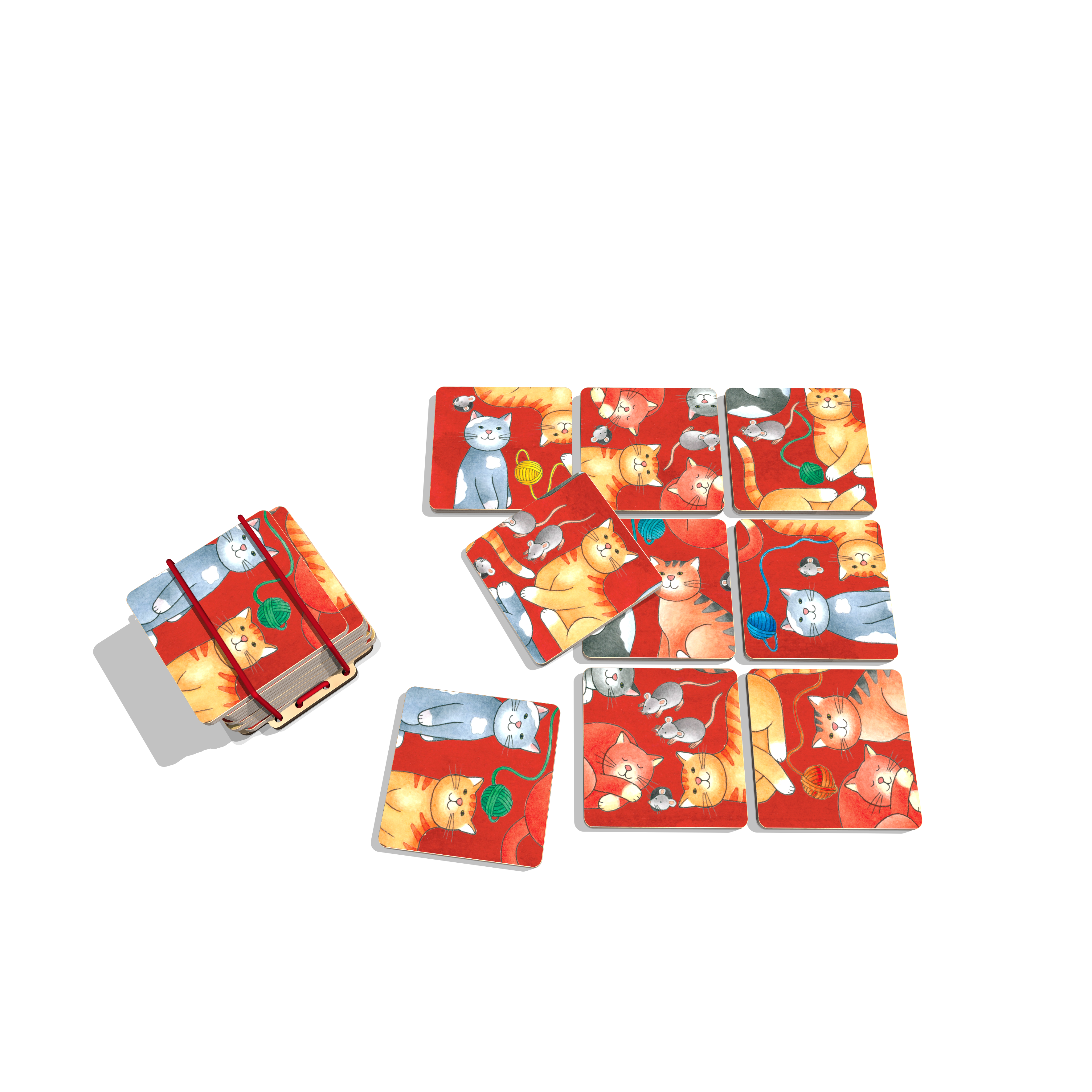 Weizenkorn- Pocket- Puzzle- Katze