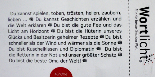 Du Bist Die Beste Oma Der Welt Anr 16 Gedichte