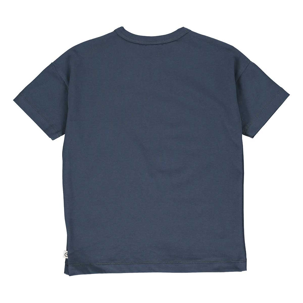 Miniaturbild: Müsli- Boat- kurzarm- Pocket- T- Shirt- Midnight- By Green Cotton