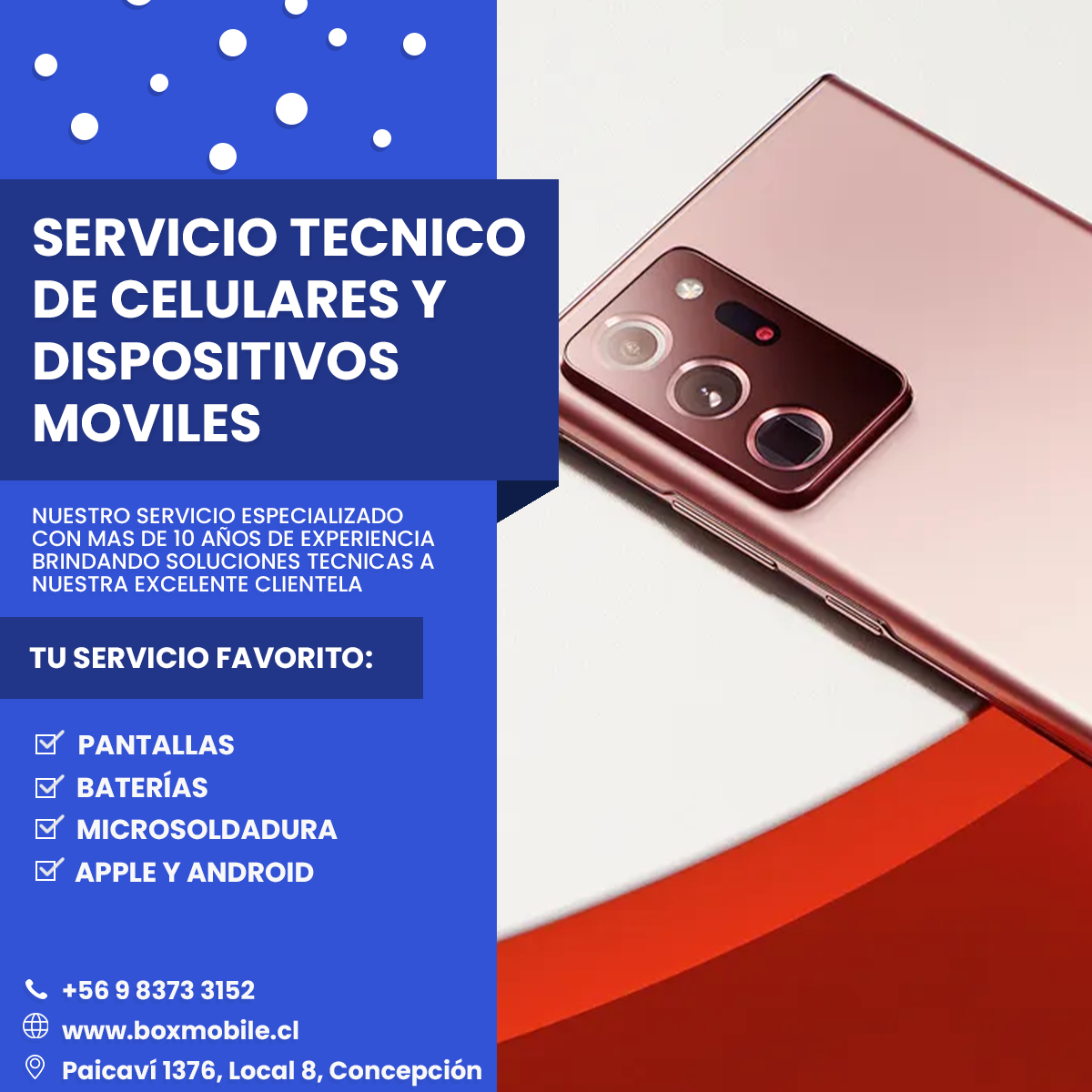 Servicio técnico de Celulares especializados en Samsung | Box Mobile