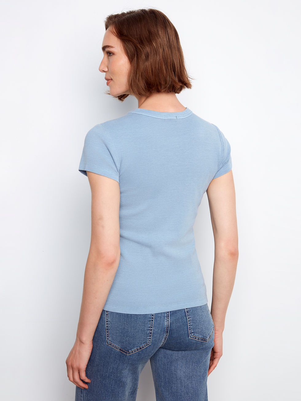 Thumbnail: Charlie B Rib Crew Neck Top