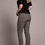 Thumbnail: Funnel Neck Elbow Sleeve Knit Top - Black