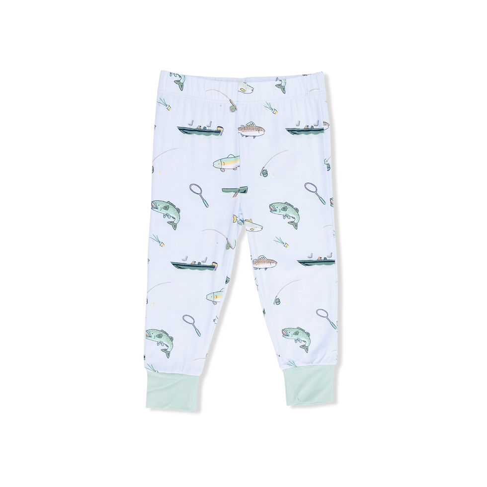 Thumbnail: Angel Dear Fishing Short Sleeve Lounge Set