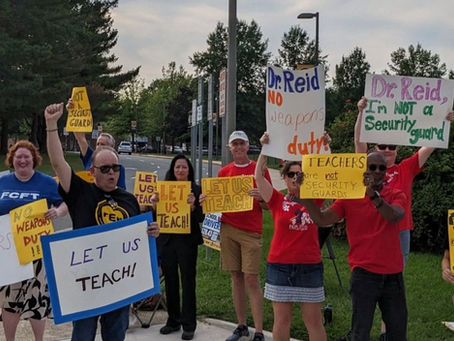 Lake Braddock Teachers Challenge Weapons Detection Duty in Final School Board Hearing