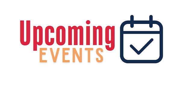 Upcoming events with a calendar icon