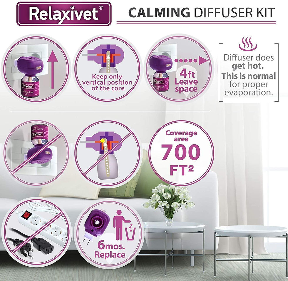 Thumbnail: Cat Calming Diffuser Pet Anti Anxiety Feline Calm Pheromones Plug In 2 Pack