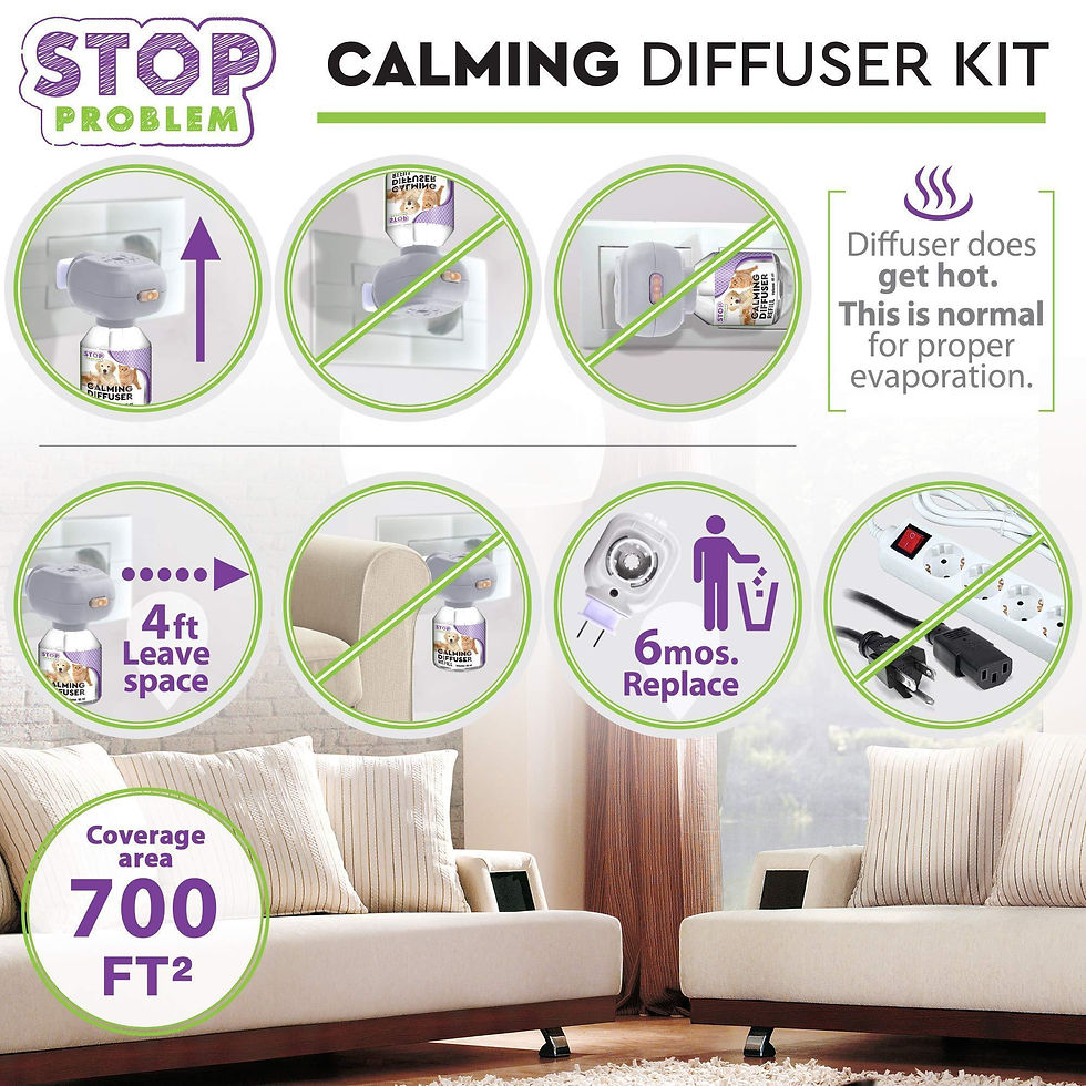 Thumbnail: Cat Calming Diffuser Pet Anti Anxiety Feline Pheromones Plug in Stress Relief