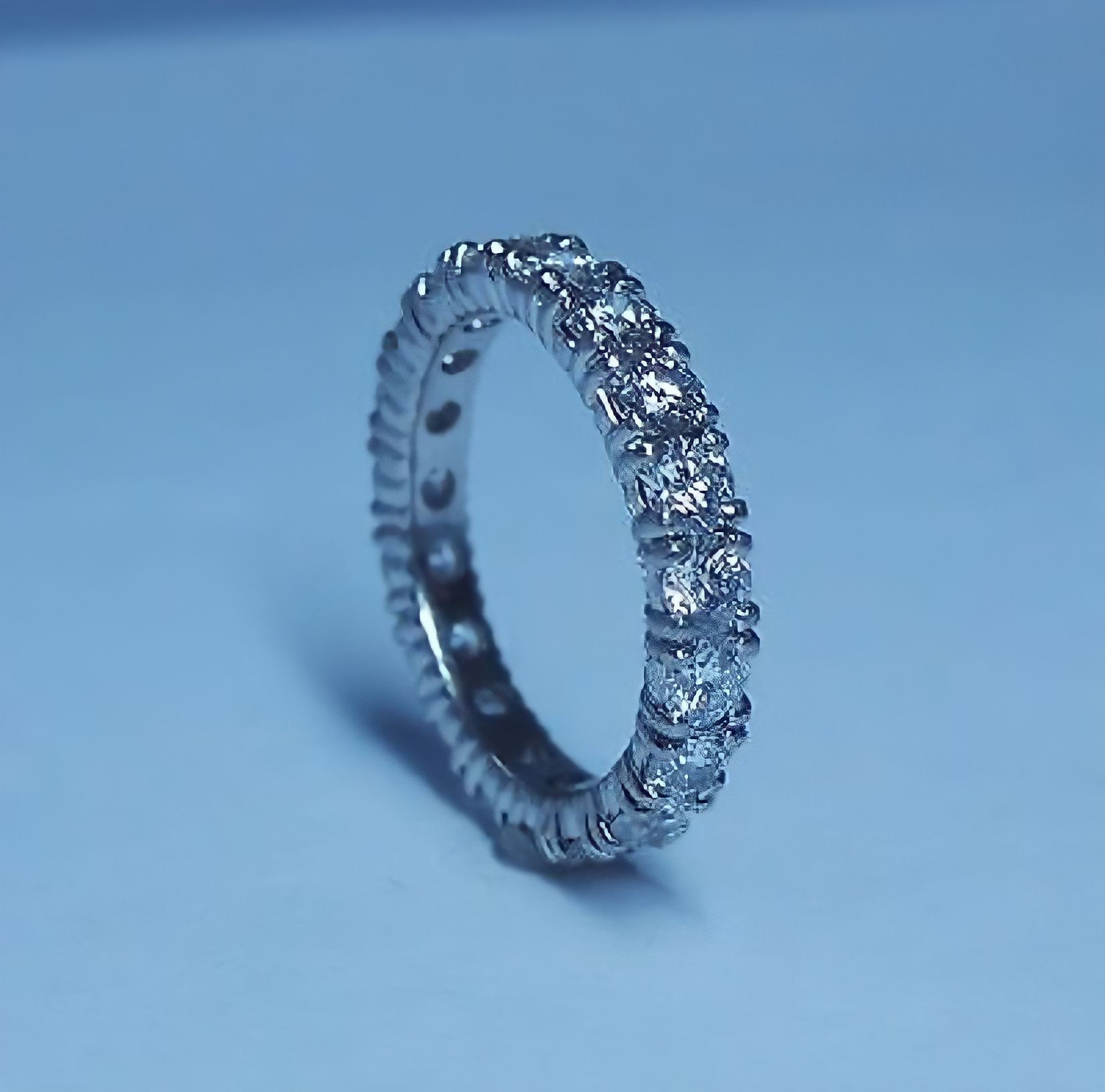 1.5 Carat Platinum Eternity Band