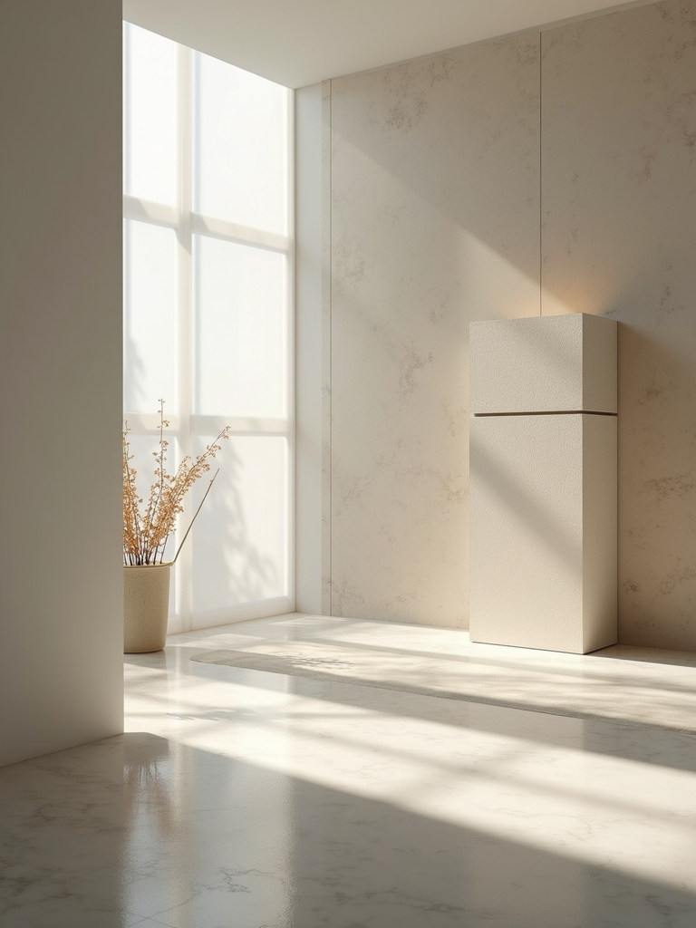 Abstract minimalist workspace representing structured thinking and clarity