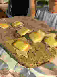 Pecorino su pane carasau @Ilaria Giacomello