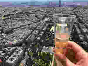 Champagne all'ultimo piano della Tour Eiffel @Ilaria Giacomello