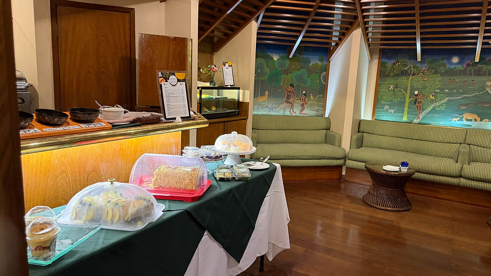 Jornal Horizonte mostra a foto do Espaço Gastronômico do Hotel Princesa Louçã 