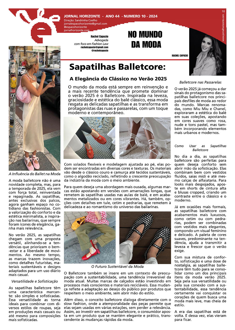 Jornal Horizonte - No Mundo da Moda - - Página 10