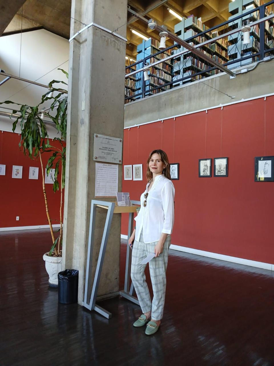 A artista plástica, Joanna Scharlé