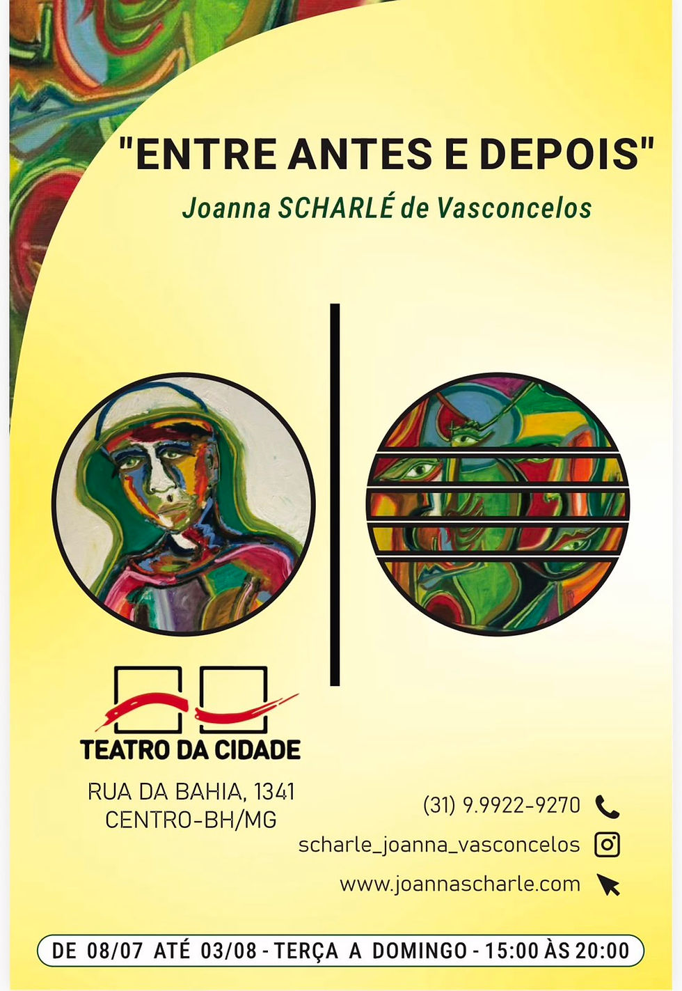 Exposição da artista plástica brasileira-luxemburguesa Joanna Scharlé