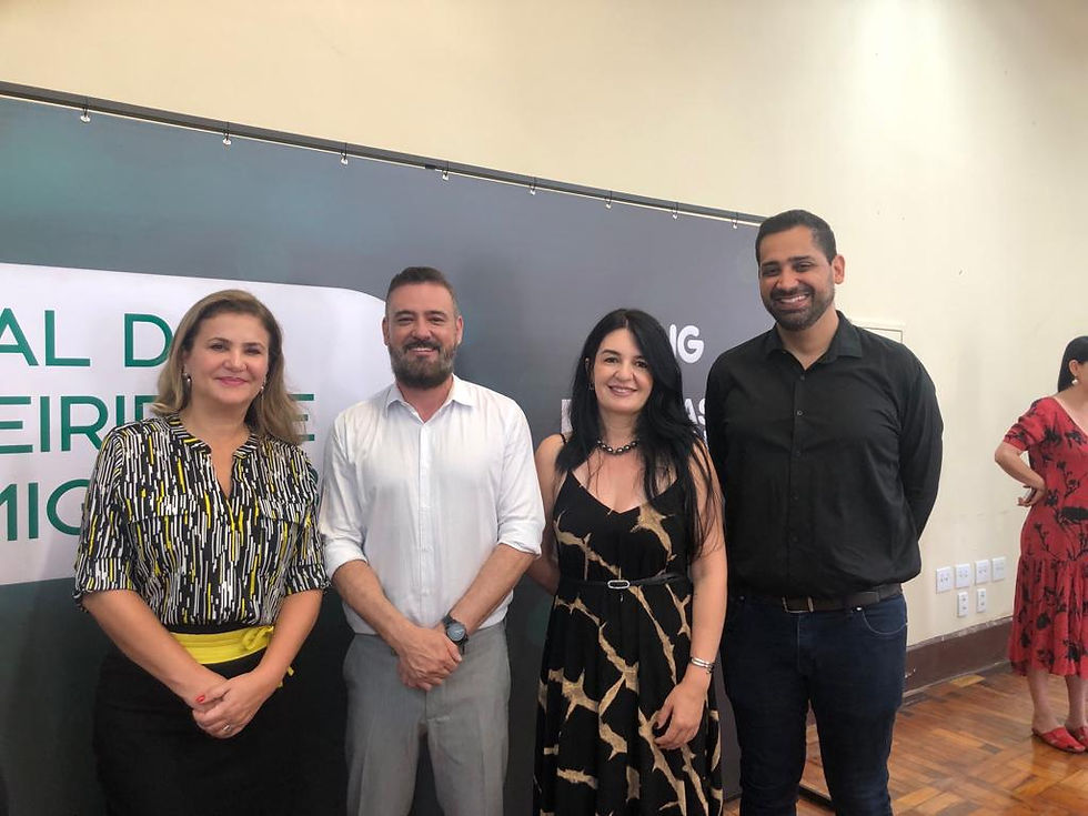 Cristiane Kuimara, Diretora Adjunta de Comunicação Empresarial e Sustentabilidade da Cemig, Leônidas Oliveira, Secretário de Cultura e Tursmo MG, Josiane de Souza, secretária adjunta de Cultura e Turismo MG e Sérgio de Paula, sub secretário de Cultura e Turismo MG