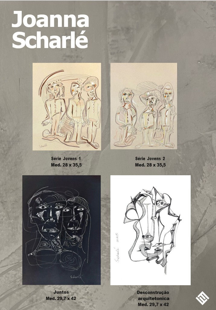 Jornal Horizonte mostra o Catálogo com obras  da artista plástica Joanna Scharlè,  expostas na  FastFrame do Ponteio Lar Shopping em BH