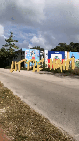 Little Haiti Geotag at its famous mural.