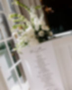 Bar Menu Linen Sign Wedding Size 20x56 inch