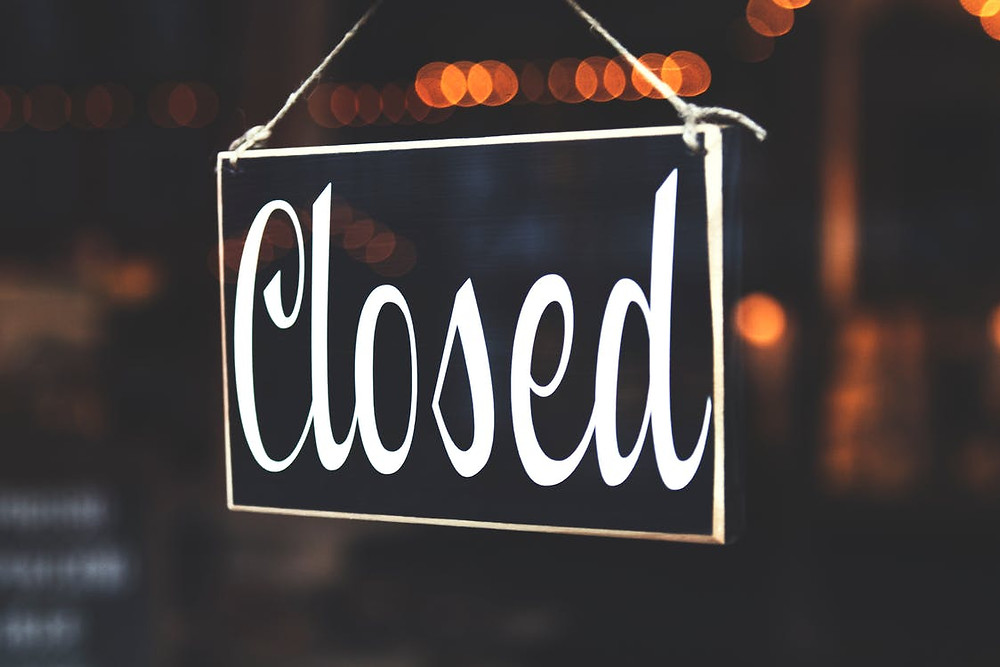 Shop Sign Closed