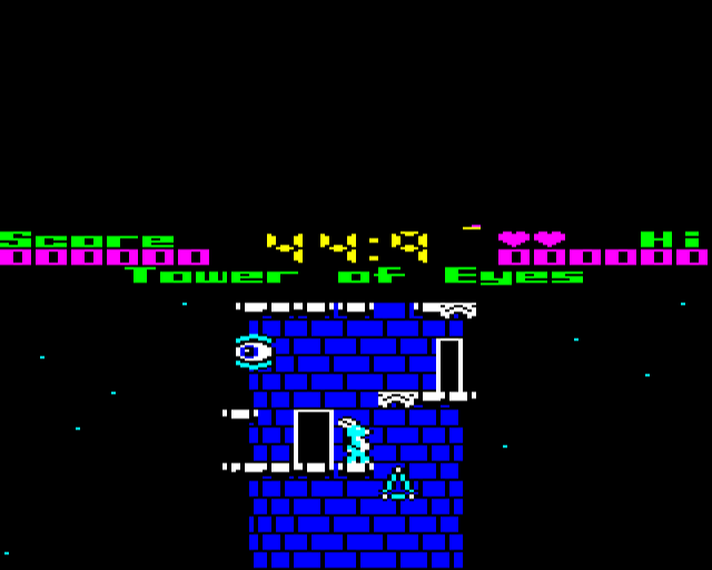 Nebulus on the BBC Micro, as created by Snuggsy