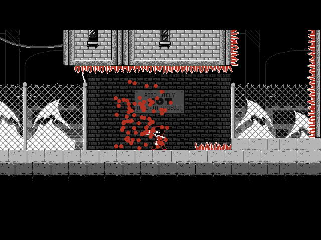 Enemies die in a shower of blood in Mute Crimson DC (Dreamcast)