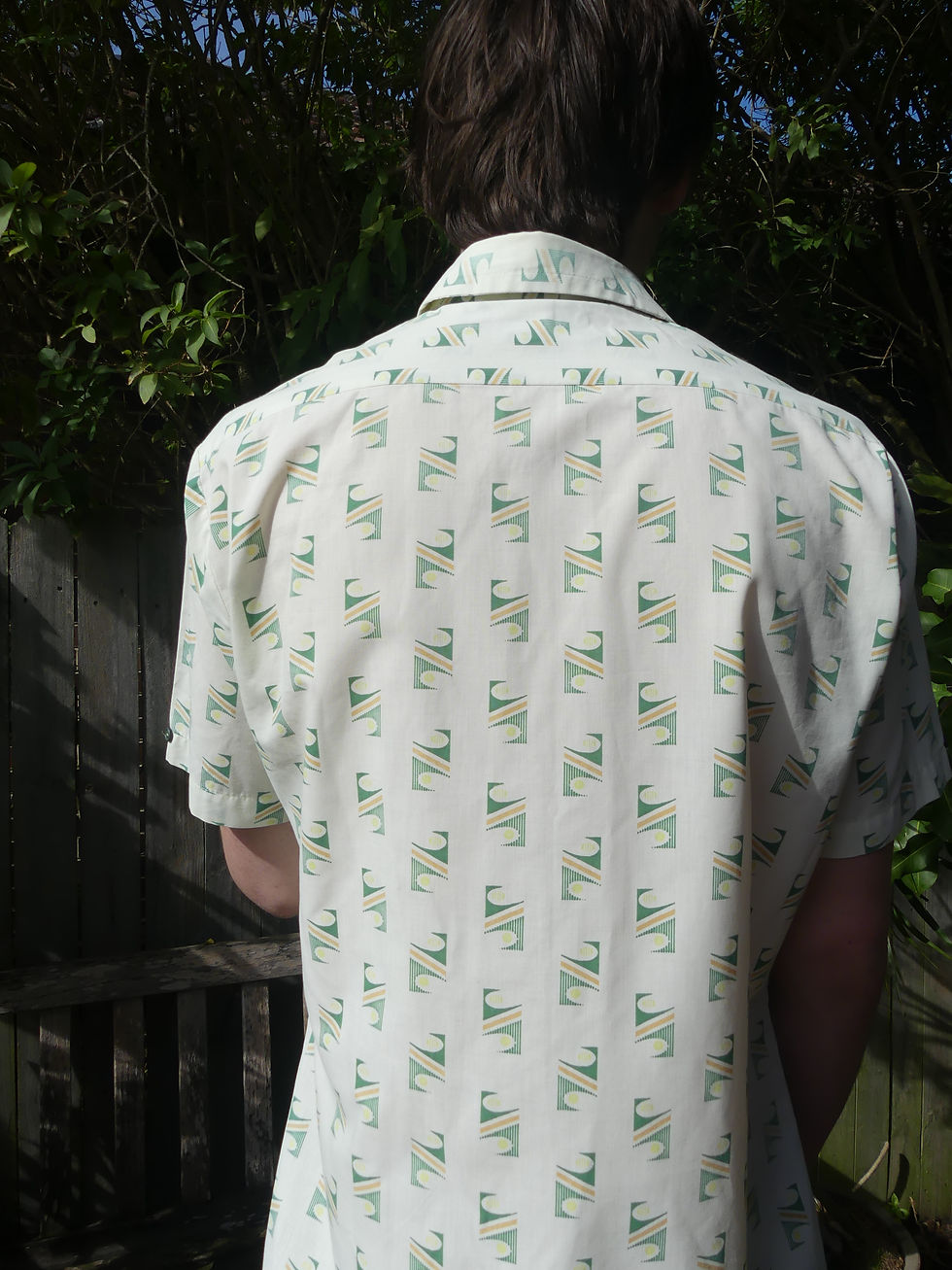 Thumbnail: 70's green and gold shirt