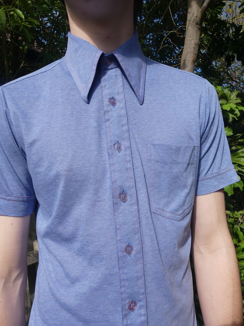 Thumbnail: 70's blue body shirt