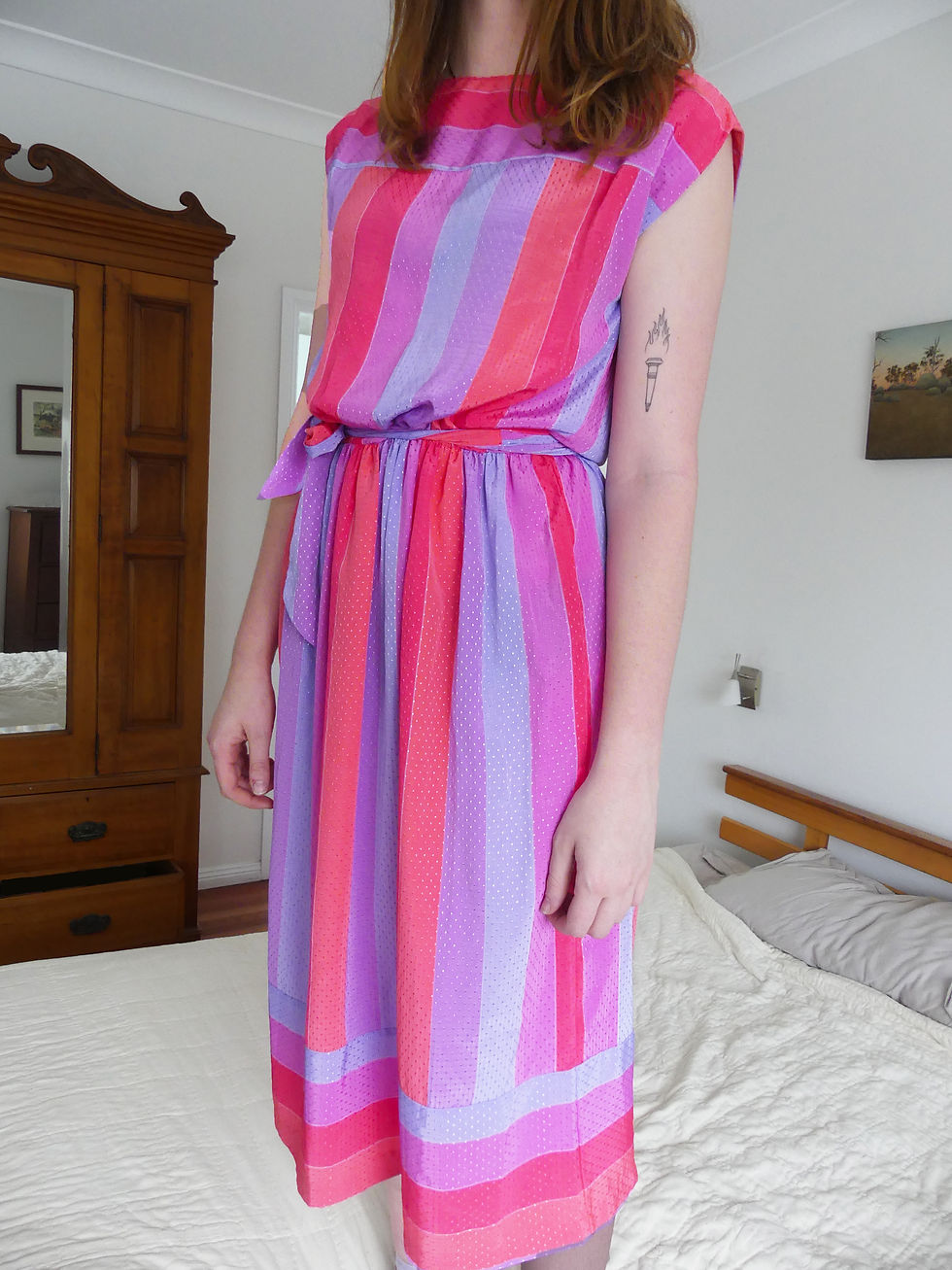 Thumbnail: 80's candy stripe dress