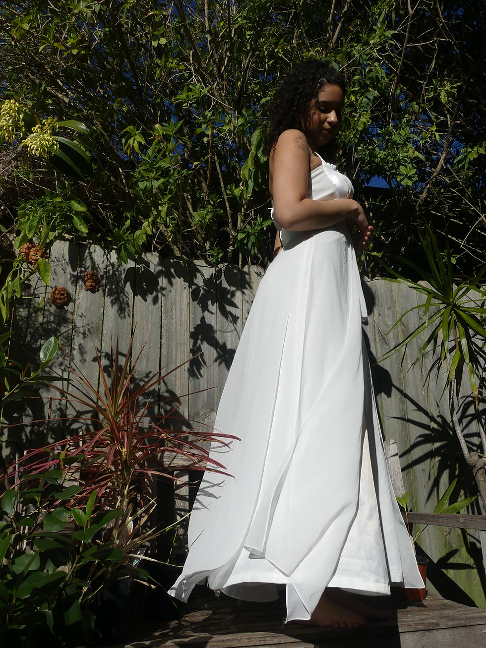 Thumbnail: 70's white maxi