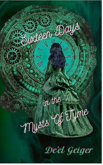 Girl looking at a large clock face