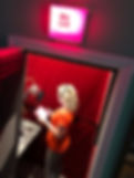 Eilidh in the vocal booth
