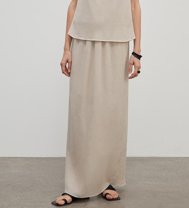 Thumbnail: Heavy High-Density Silk Luxury High-End Skirt for Women"Above the Flying Clouds"