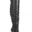 Thumbnail: Womens leather  black boots 👢 side zipper 