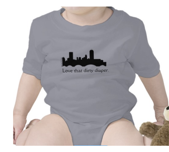 Love that dirty diaper onesie