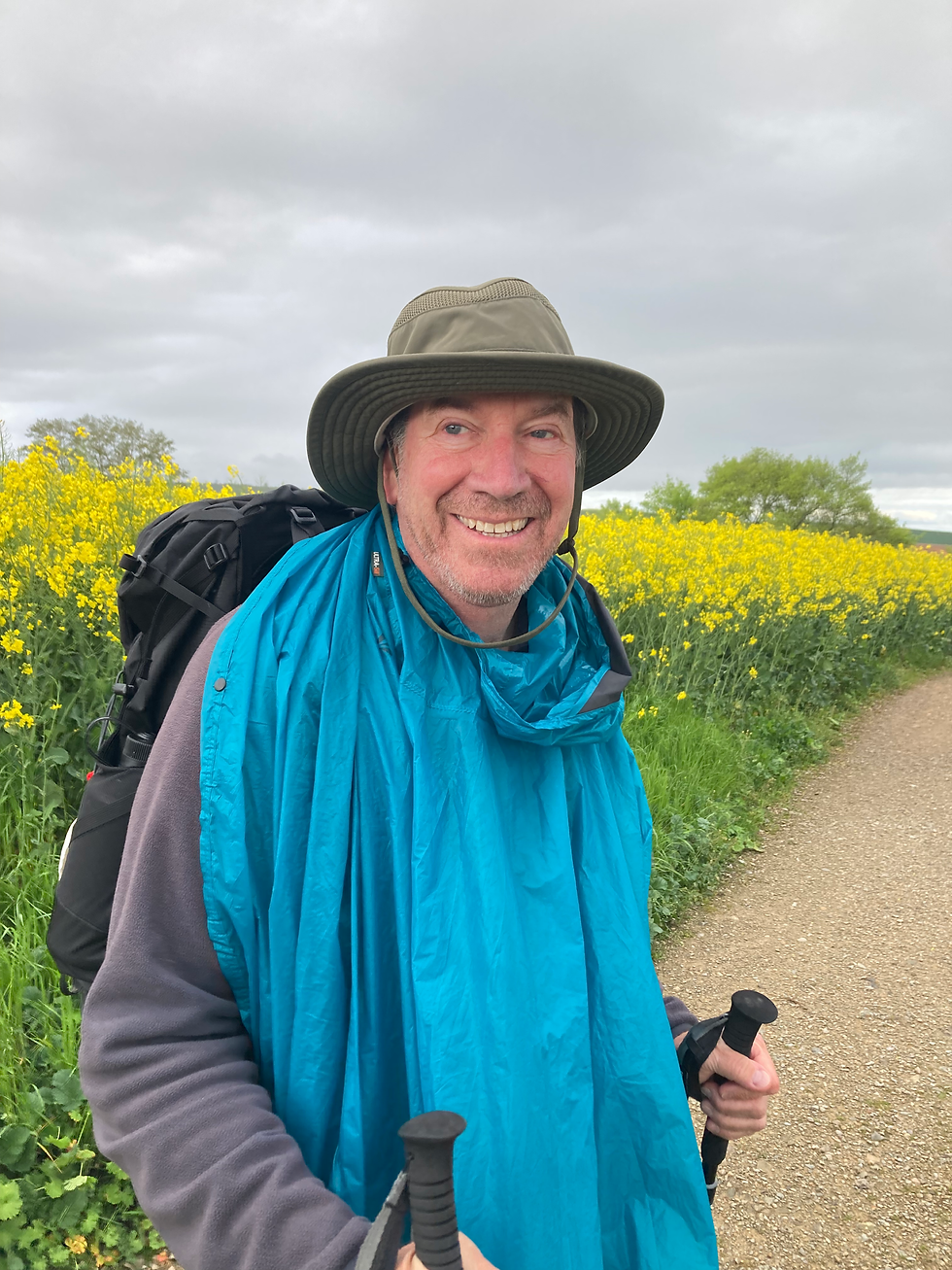 Jeff’s rain gear not cooperating