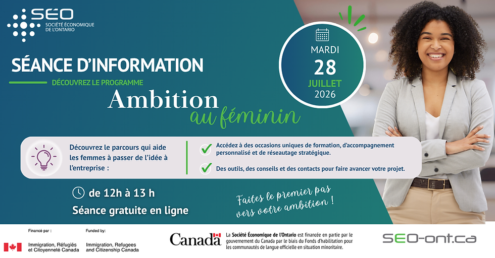 ✨ Ambition au féminin - Séance d'information