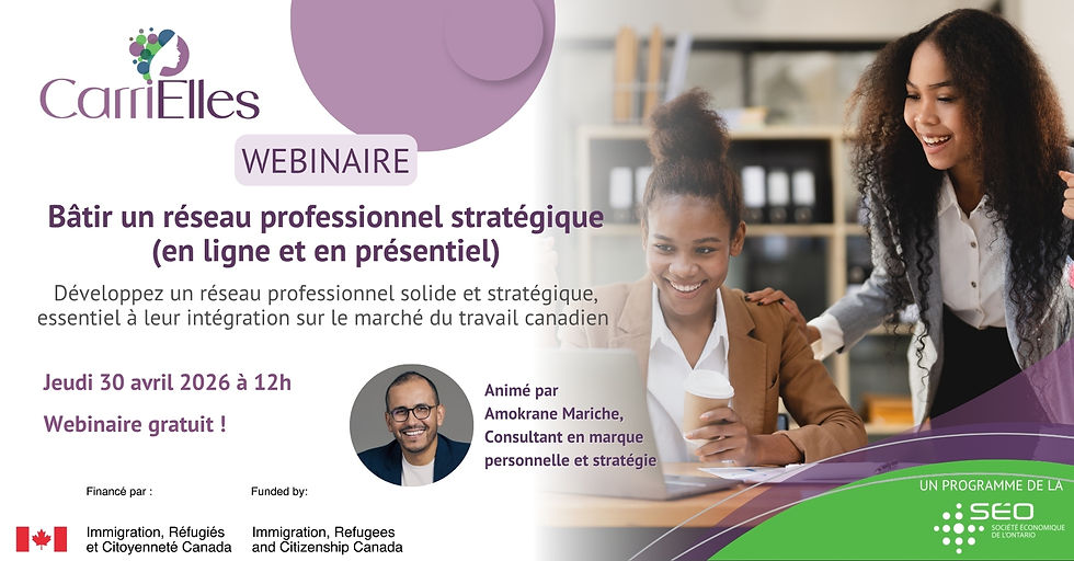 Atelier CarriElles – Bâtir un réseau professionnel stratégique