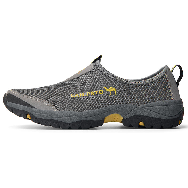 Miniatura: Fashion Summer Shoes Men Casual Shoes Mesh outdoor Breathable Slip-on Flats Men 