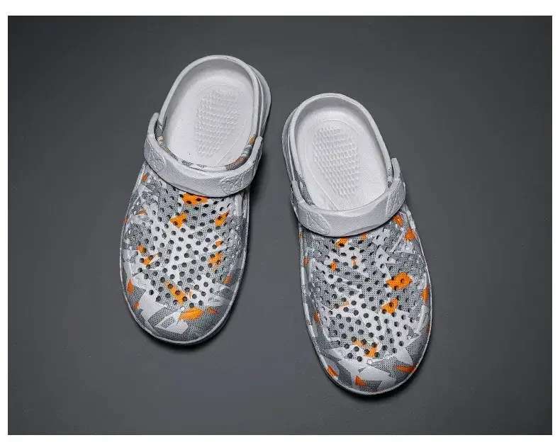 Miniatura: Flat Sandals Men Shoes EVA Slippers Garden Platform Sandals Man Summer Sandals N