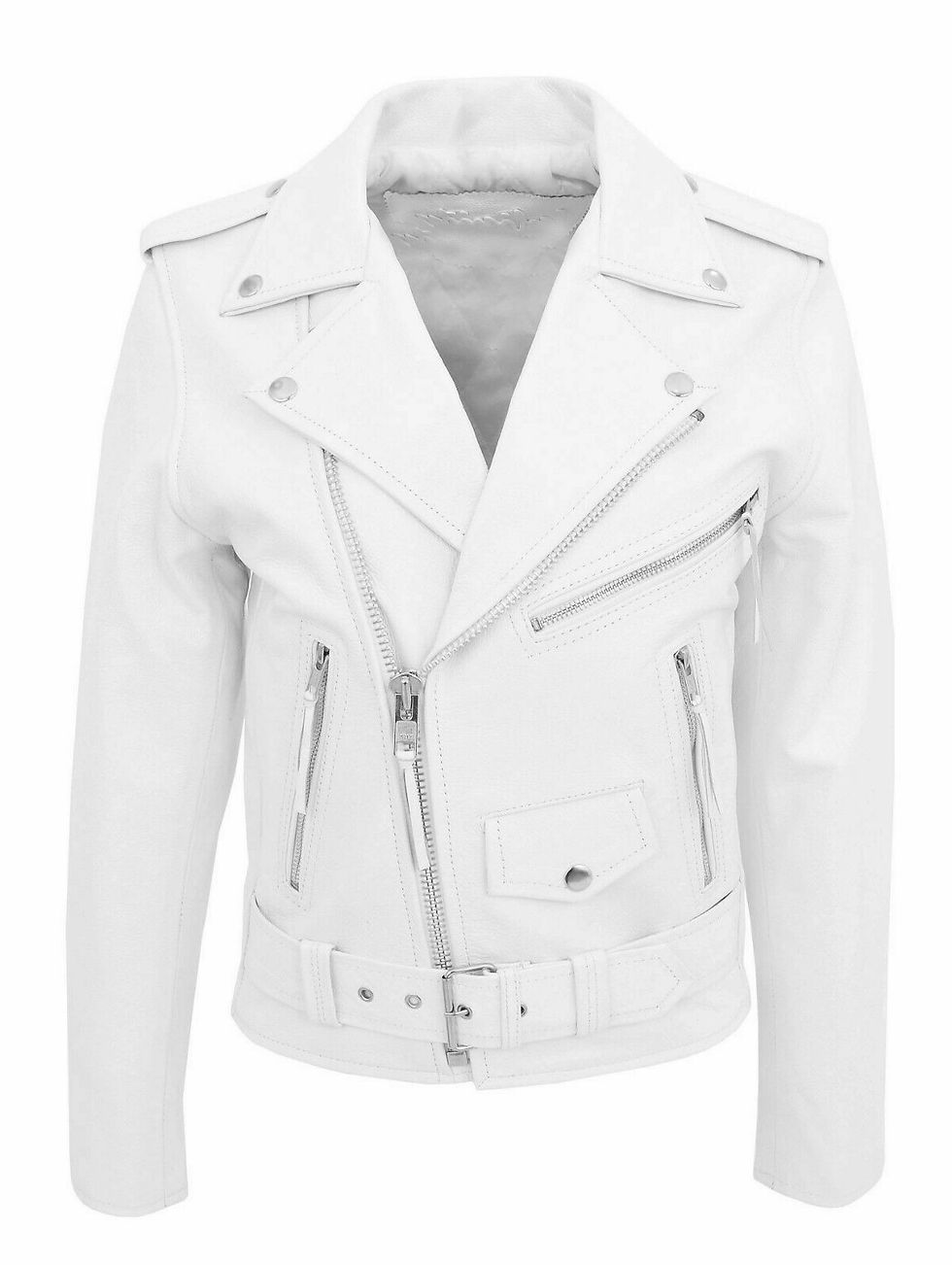 Miniatura: Men PU Leather Jacket Motorcycle Fashion Slim Fit Leather Coat